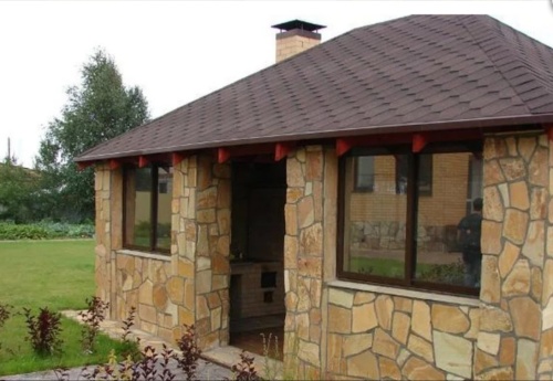 Плитняк златолит жёлтый для фасада 1,5-3 см купить в Балашихе