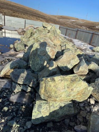 Камни для ландшафтного дизайна зелёные 10-60 килограмм купить в Балашихе