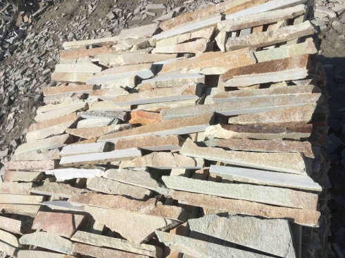 Горбушка златолит золотистый для облицовки купить в Балашихе