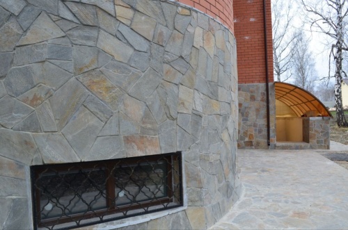 Плитняк златолит Уральский  для фасада купить в Балашихе